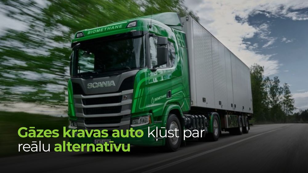 Gāzes kravas auto kļūst par reālu alternatīvu
